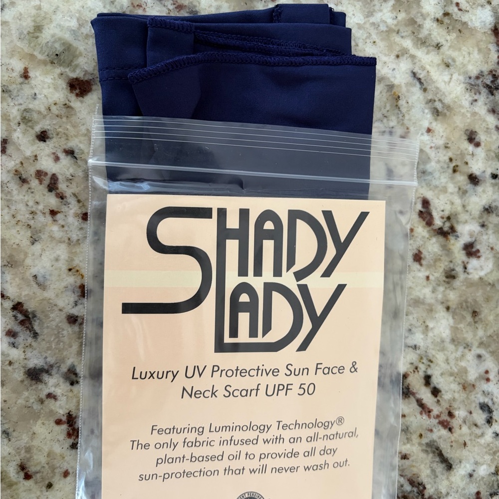NEW  Navy Shady Lady Sun Scarf UPF50